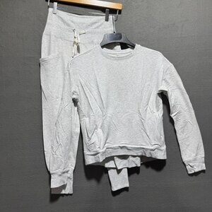 Joy Lab Grey High Rise Sweatpants/Sweatshirt Set Women Size XS